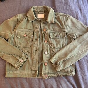 ASOS Olive Green Denim Jacket